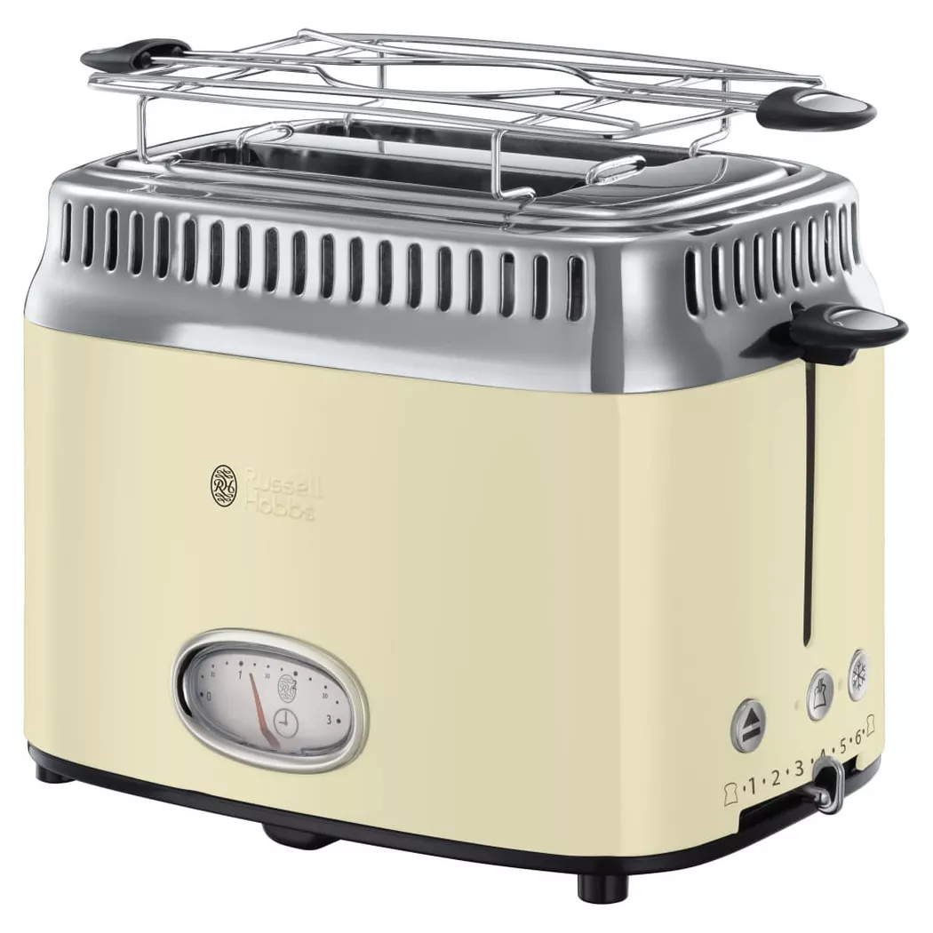Russell Hobbs - Retro Toaster 21682-56 cream, 2-Schlitz, Light Beige