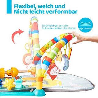 Activity-board  Baby Spielbogen, Spielmatte & Gym mit Musik & Lichtern – Pädagogisches Spielzeug für Baby & 
