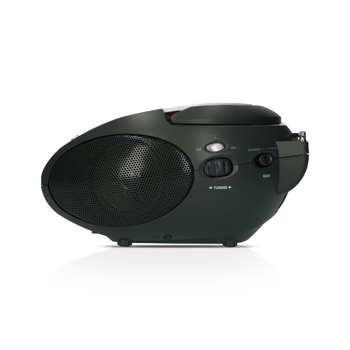 Lenco  Radio stereo FM portatile con lettore CD e antenna telescopica 