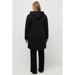 Ulla Popken  Hoodie, Kapuze, Statement-Band, Langarm 