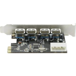 Renkforce  4 Port USB 3.2 Gen 1-Controllerkarte USB-A PCIe 