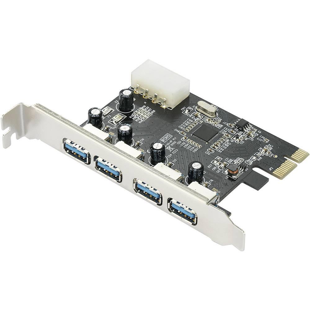 Image of 4 Port USB 3 PCI-Express Karte - 4x Extern