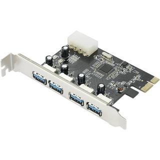 Renkforce  4 Port USB 3.2 Gen 1-Controllerkarte USB-A PCIe 