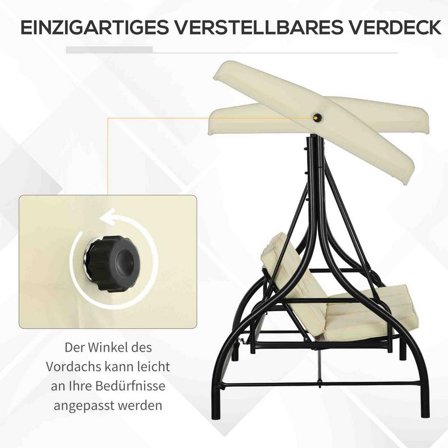 Outsunny Hollywoodschaukel  