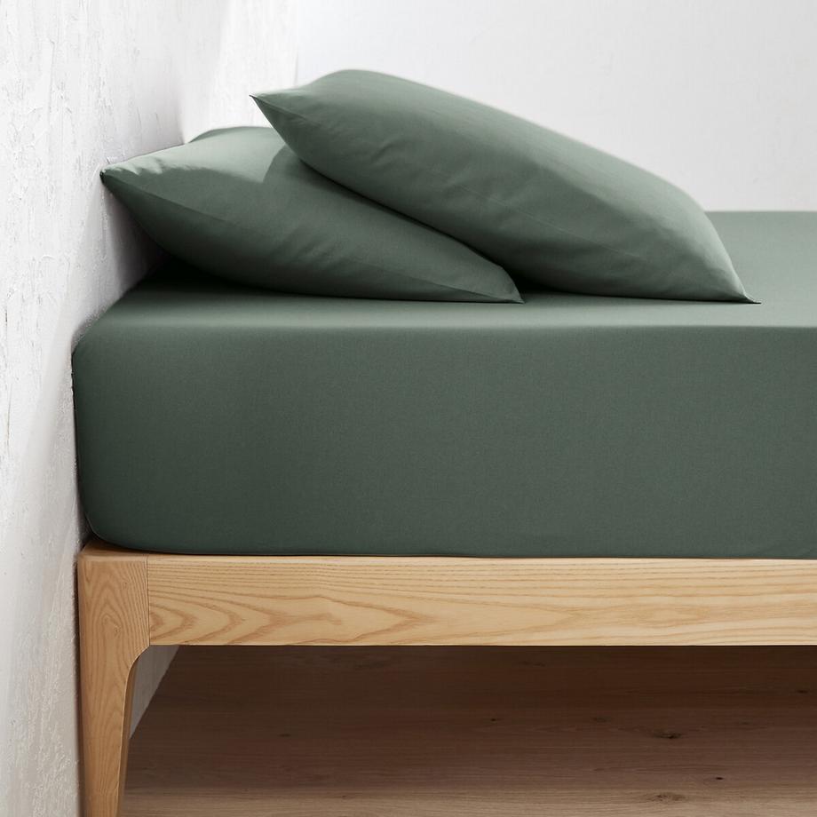 La Redoute Intérieurs Scenario Drap Housse Uni Coton Bio  