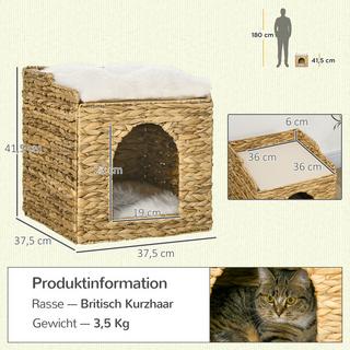 PawHut  Maison pour chat 