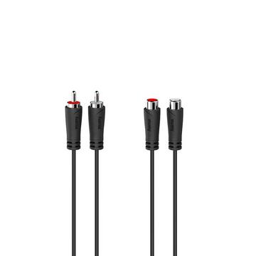 HAMA Câble d'extension audio 2 fiches RCA - 2 prises RCA 5,0 m