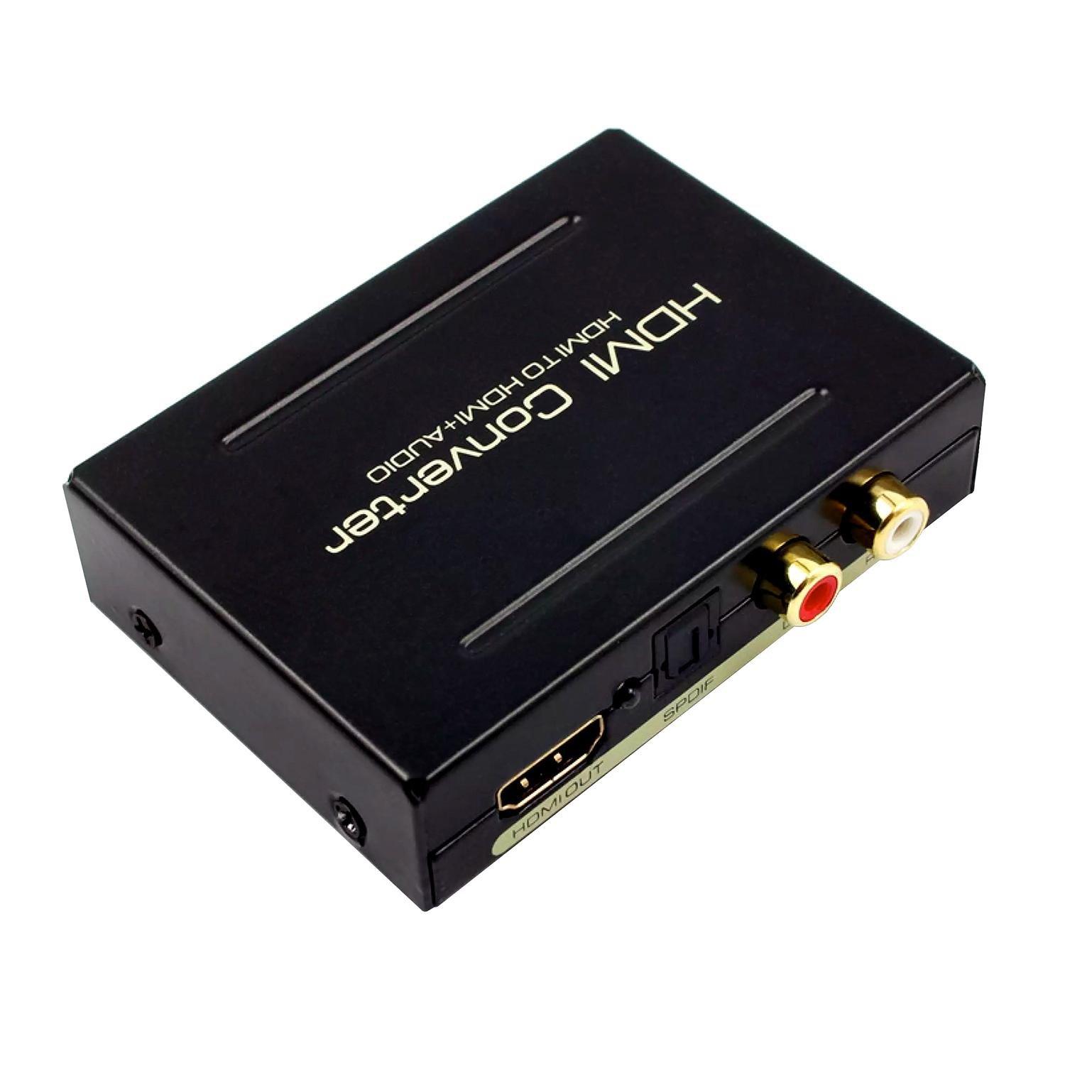 eStore  Répartiteur audio, HDMI vers HDMI + SPDIF + RCA - USB 