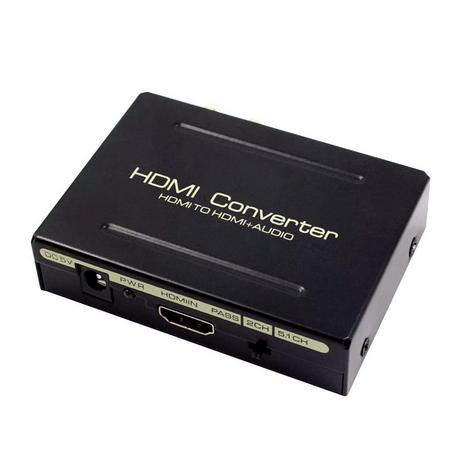 eStore  Audio-Splitter, HDMI bis HDMI + SPDIF + RCA - USB 