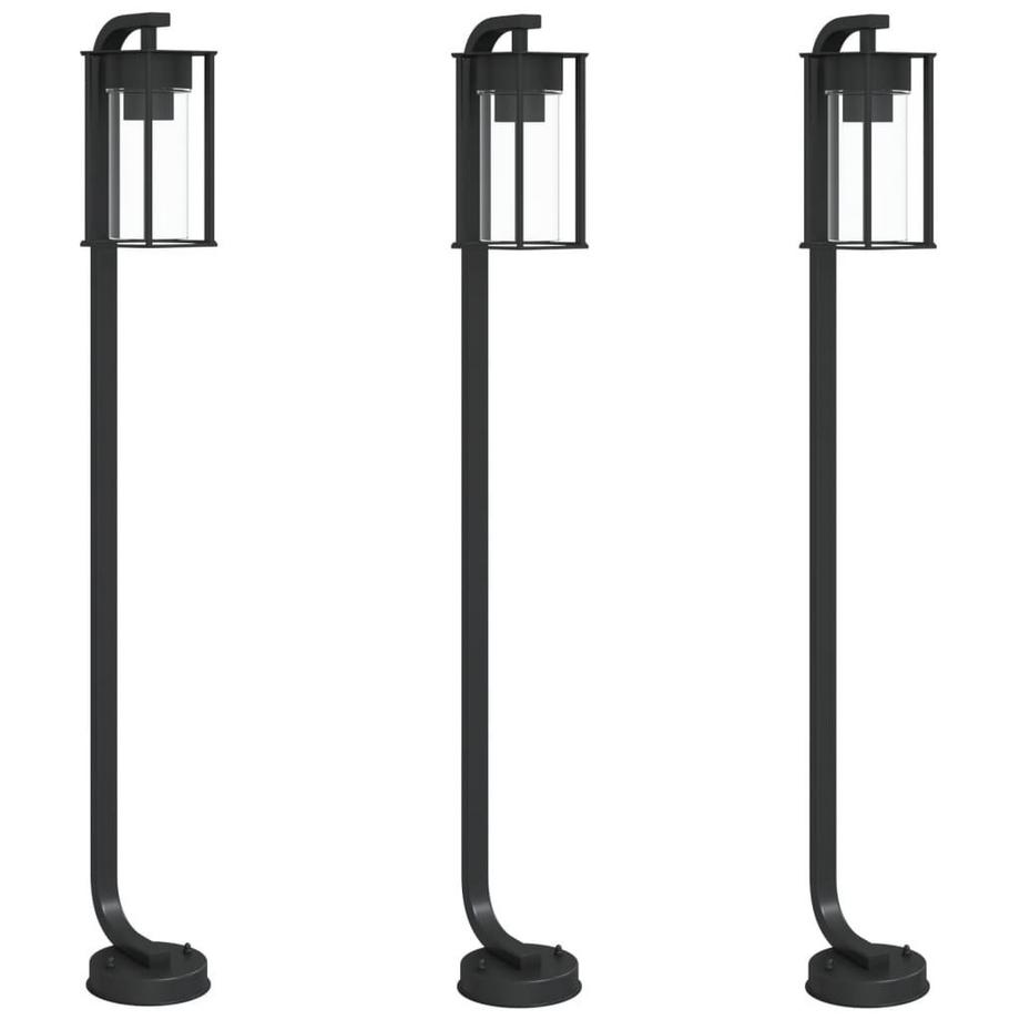 Lampadaire d'extérieur acier inoxydable