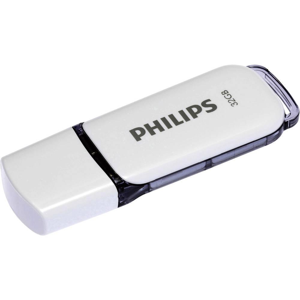 PHILIPS  Snow 32 GB USB 2.0 Flash Drive WeiàŸ 