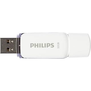 PHILIPS  Snow 32 GB USB 2.0 Flash Drive WeiàŸ 