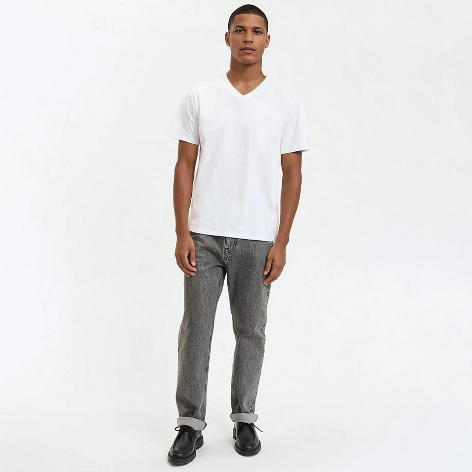 La Redoute Collections T-shirt Cotone Scollo a V Maniche Corte  
