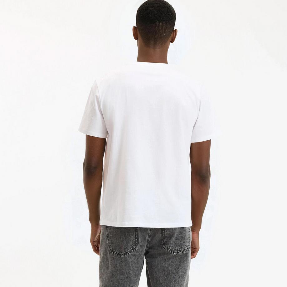 La Redoute Collections T-shirt Cotone Scollo a V Maniche Corte  