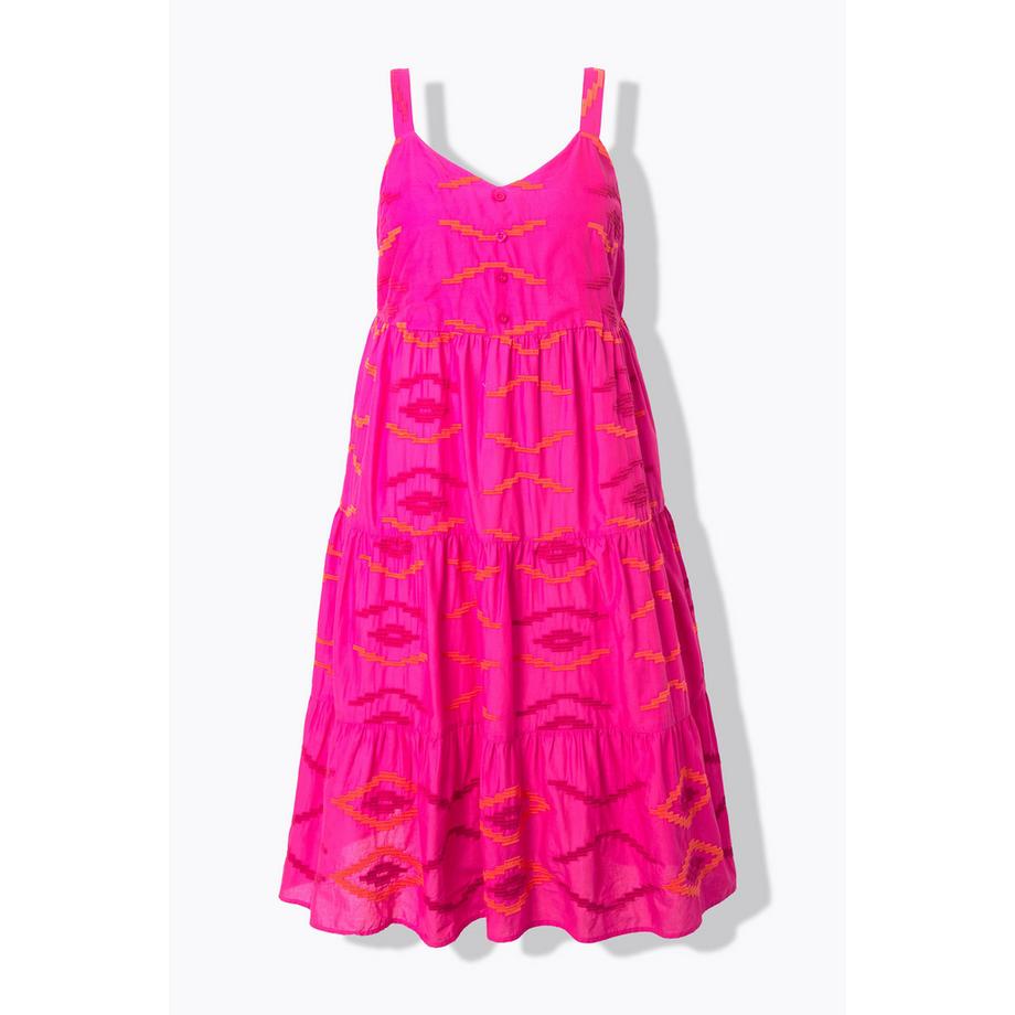 Studio Untold Midikleid A-Linie Stickerei Volants  