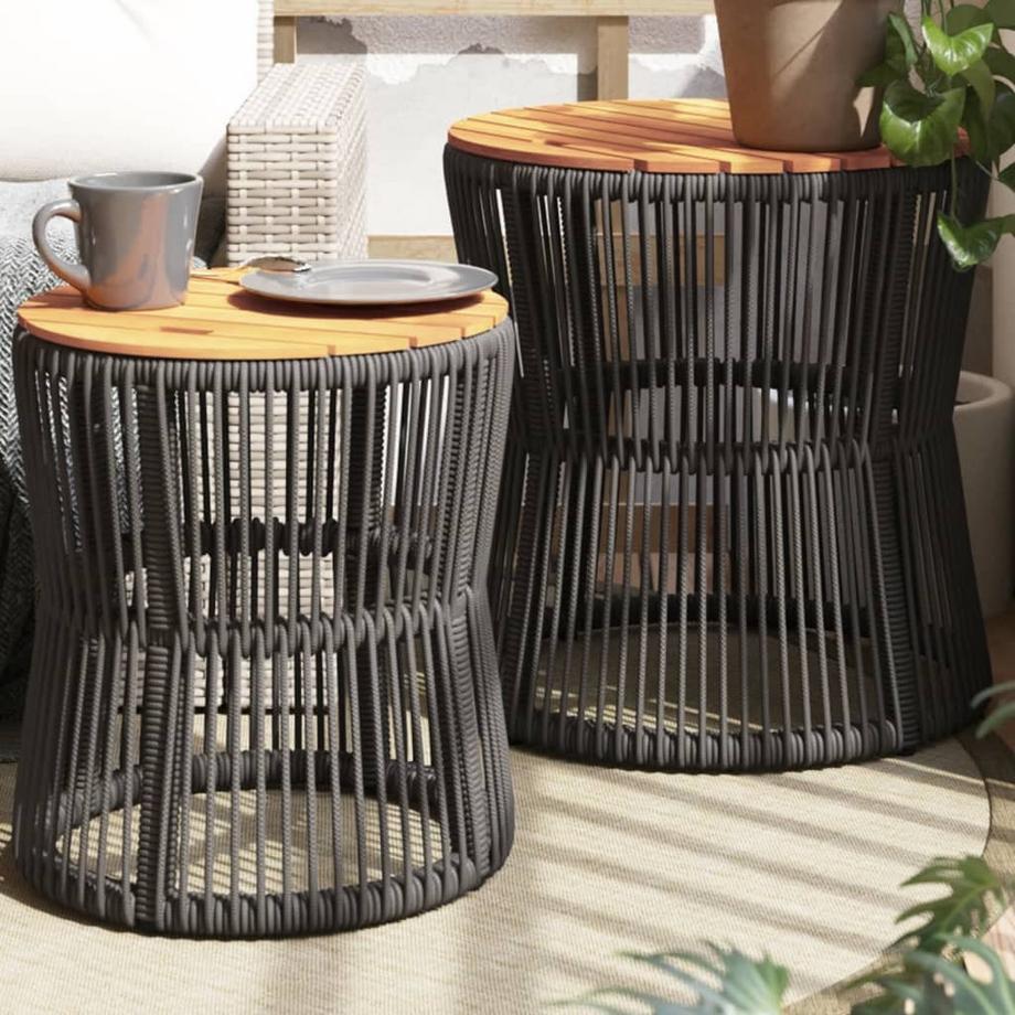 VidaXL Garten beistelltisch poly-rattan  