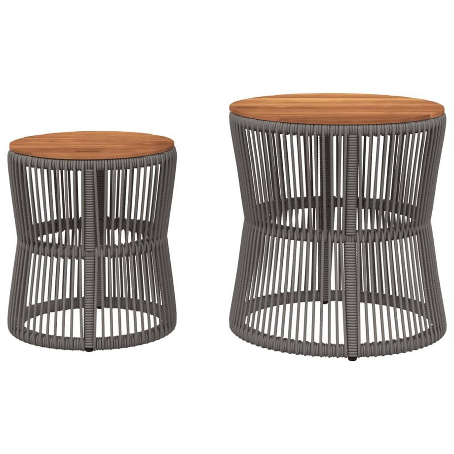 VidaXL Garten beistelltisch poly-rattan  