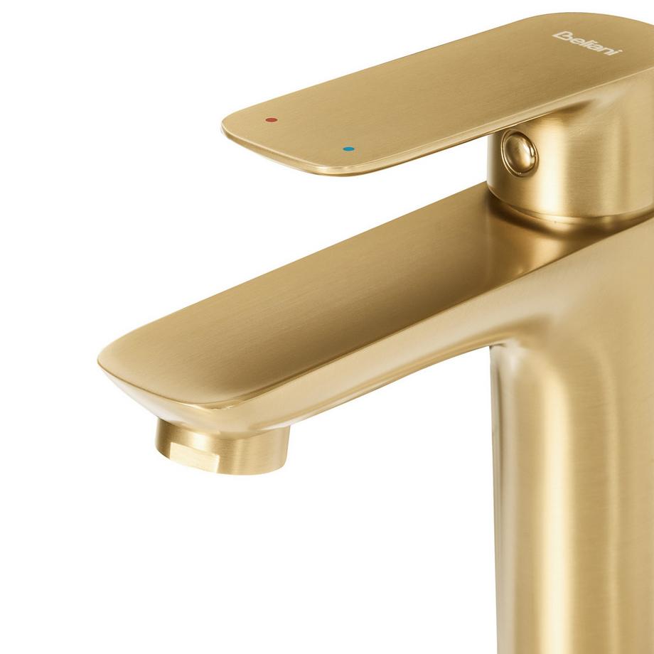 Beliani Robinet mitigeur de lavabo en Laiton  CHIMBOTE  