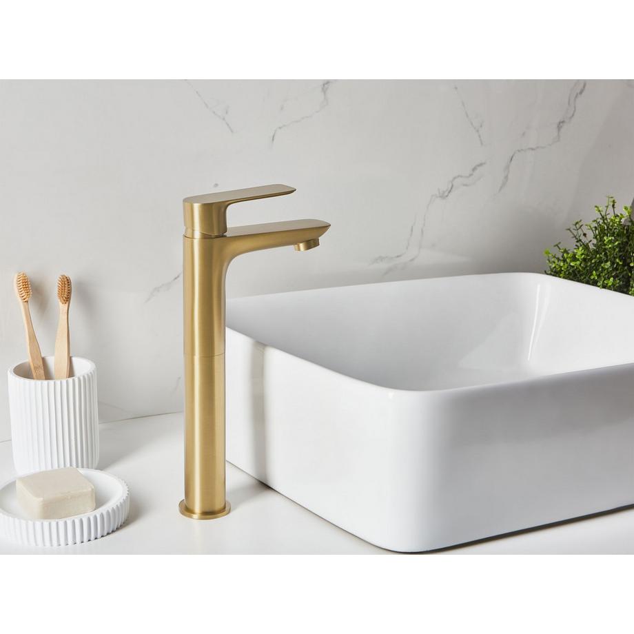 Beliani Robinet mitigeur de lavabo en Laiton  CHIMBOTE  
