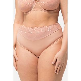 Ulla Popken  String-Panty, besticktes Mesh 