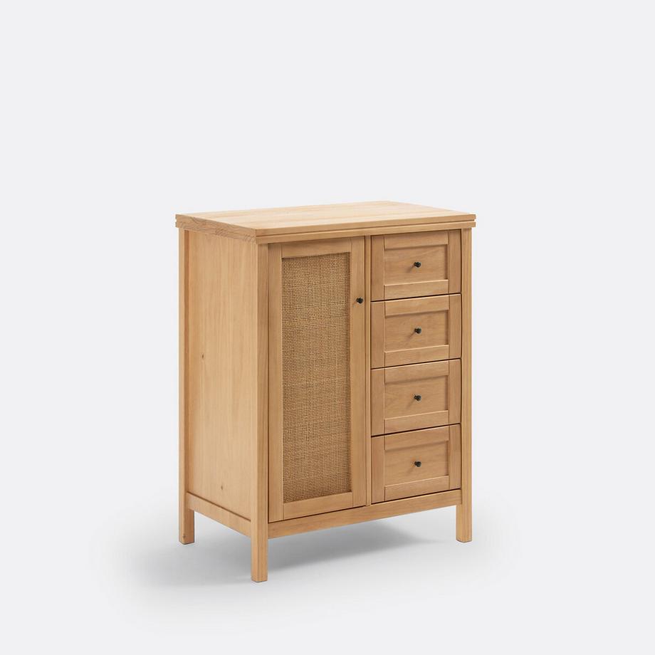 La Redoute Intérieurs Schrank Gabin mit 1 Tür und 4 Schubladen  