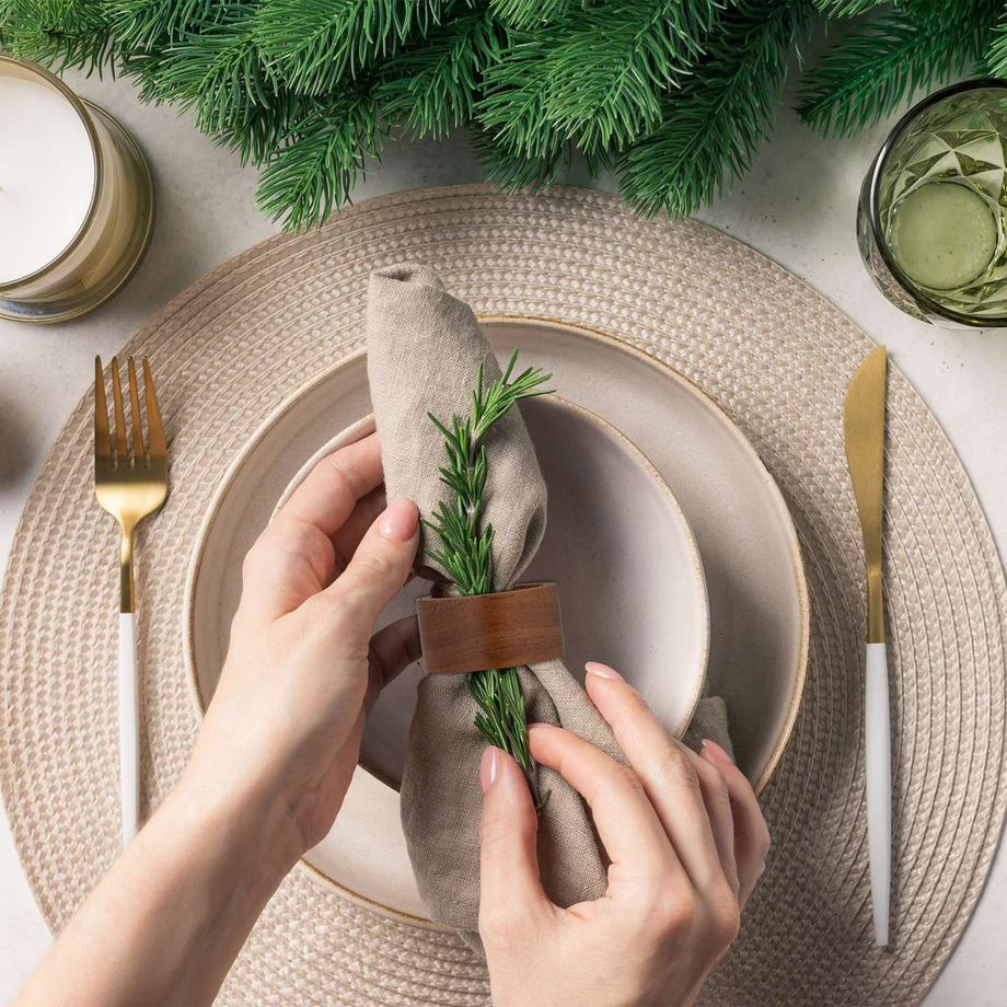 B2X  Anelli per tovaglioli in un set da 12 