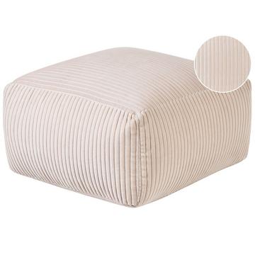 Pouf en Velours côtelé Moderne MUKKI