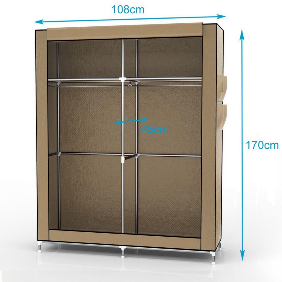 Intirilife Armoire de Rangement Pliable  