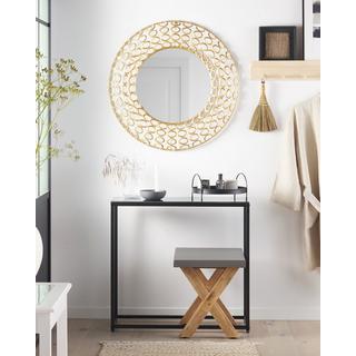 Beliani Miroir en Acier Glamour BOURDON  