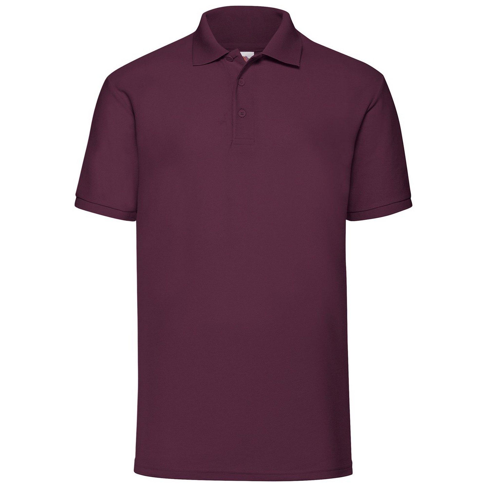 Image of Polo Shirt, Kurzarm (2 Stückpackung) Jungen Weinrot 9-11A