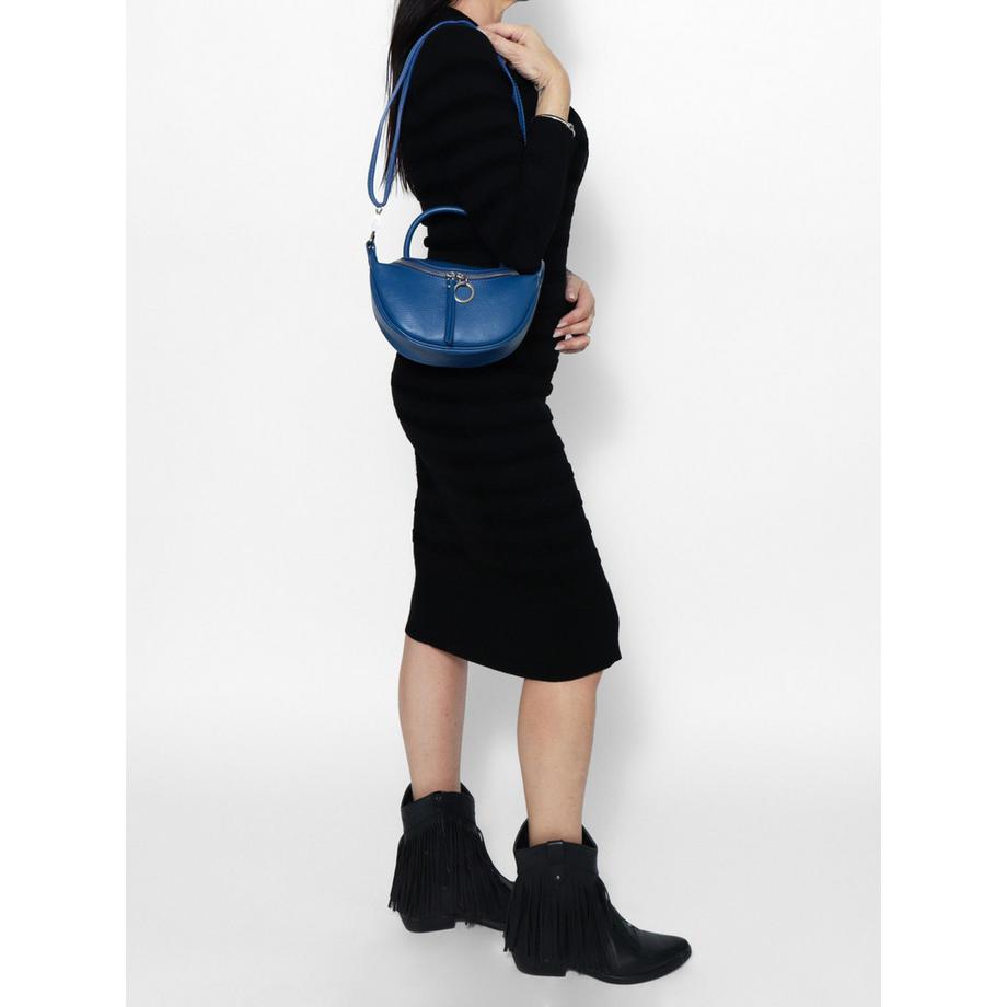 Viola Castellani Borsa a mano mezza luna  