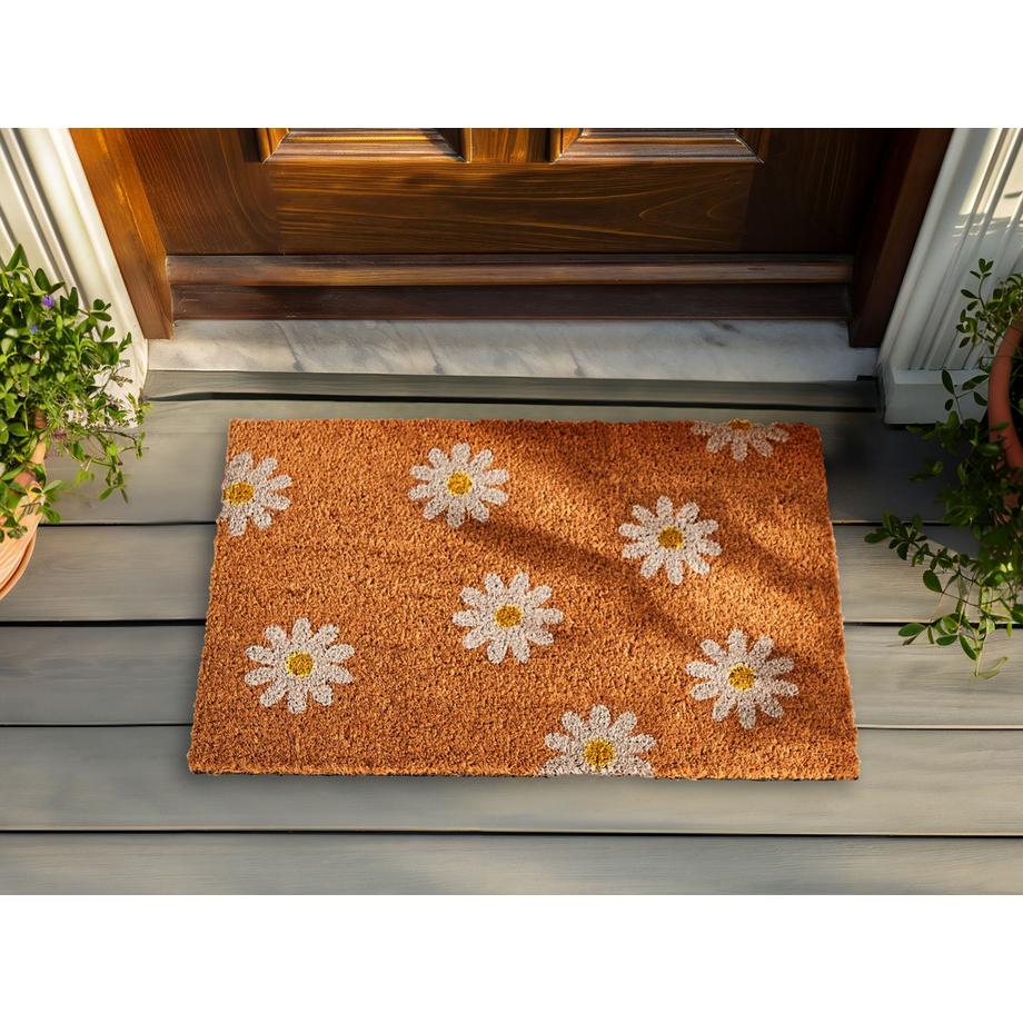 Beliani Tappetino da Ingresso en Fibra di Cocco  TOPKO  