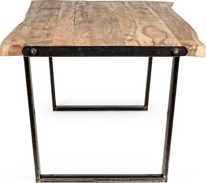 mutoni Table en bois massif Elmer 220x100  