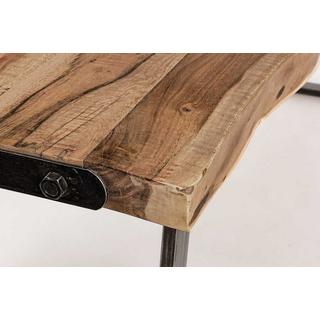 mutoni Table en bois massif Elmer 220x100  