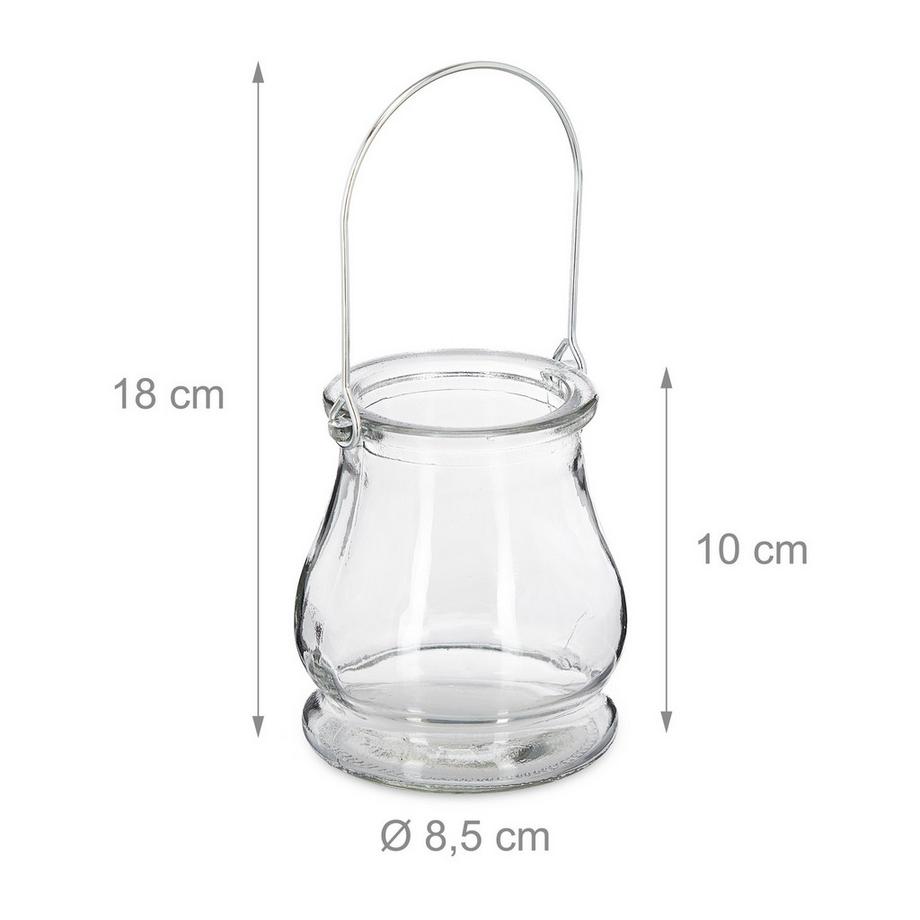 B2X Lanterna trasparente set da 12  