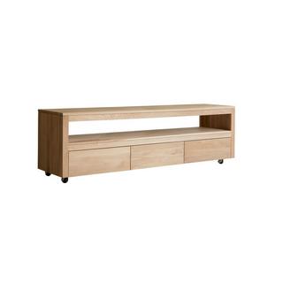 Tikamoon TV Schrank aus massivem Eichenholz 180 cm Anoa  