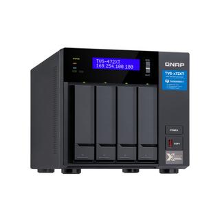 Qnap  TVS-472XT NAS Tower Ethernet/LAN Schwarz 