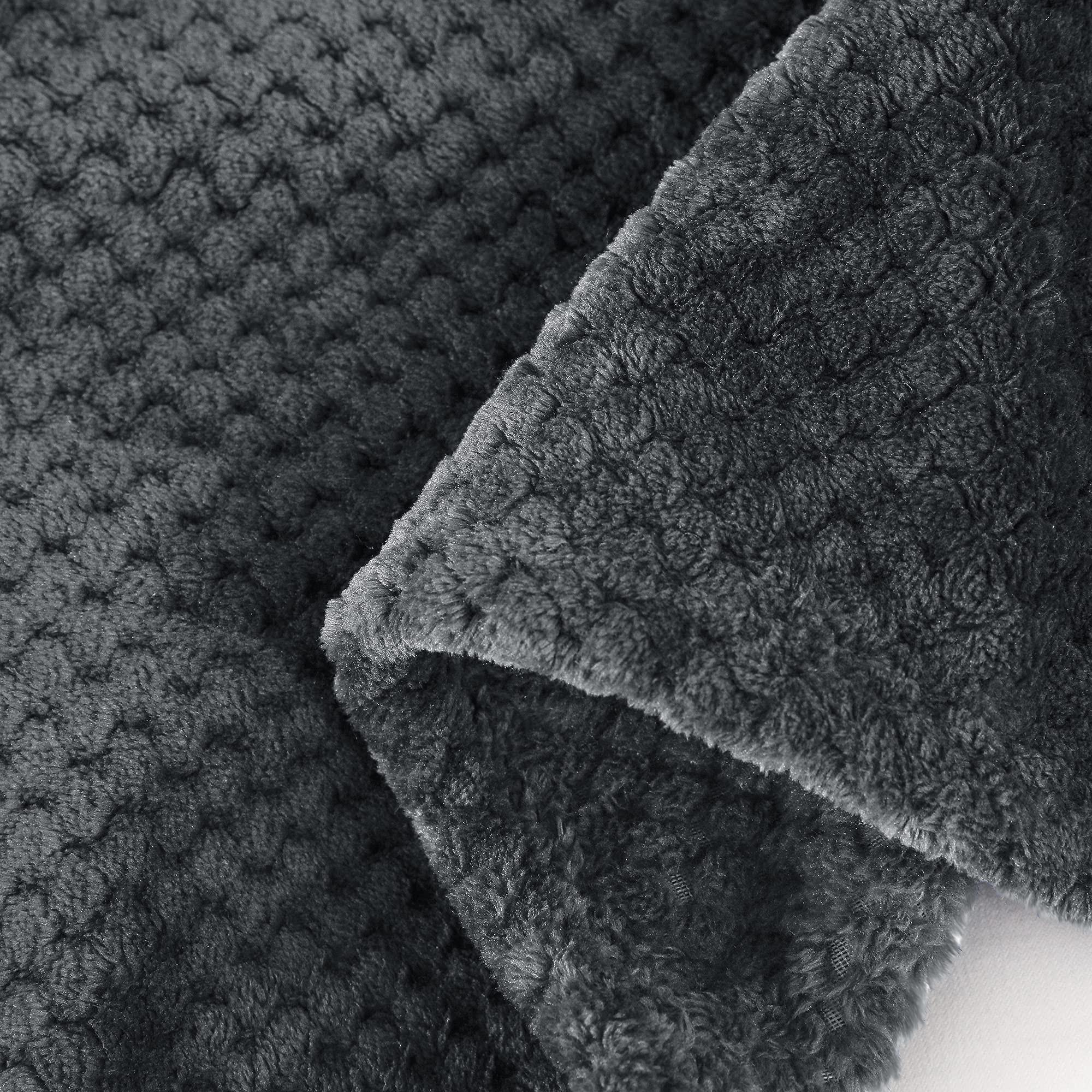 Alopini Coperta in Pile Super Morbida Calda Motivo a Nido d'Ape  