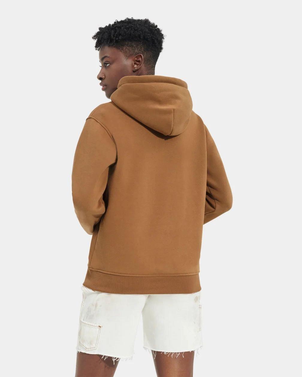 UGG  W REY UGGFLUFF LOGO HOODIE-L 