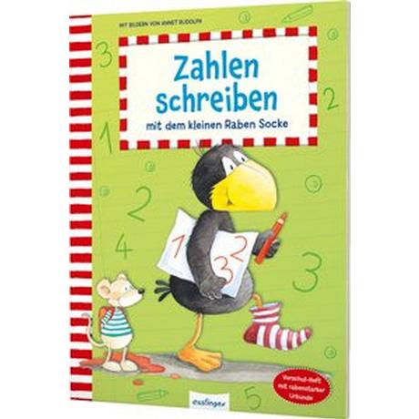 Der kleine Rabe Socke: Zahlen schreiben mit dem kleinen Raben Socke Rudolph, Annet (Illustrationen) Couverture rigide 