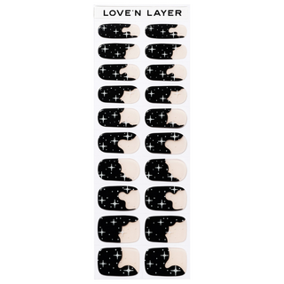 Lovenlayer  Nagelfolie Night Sky Black 