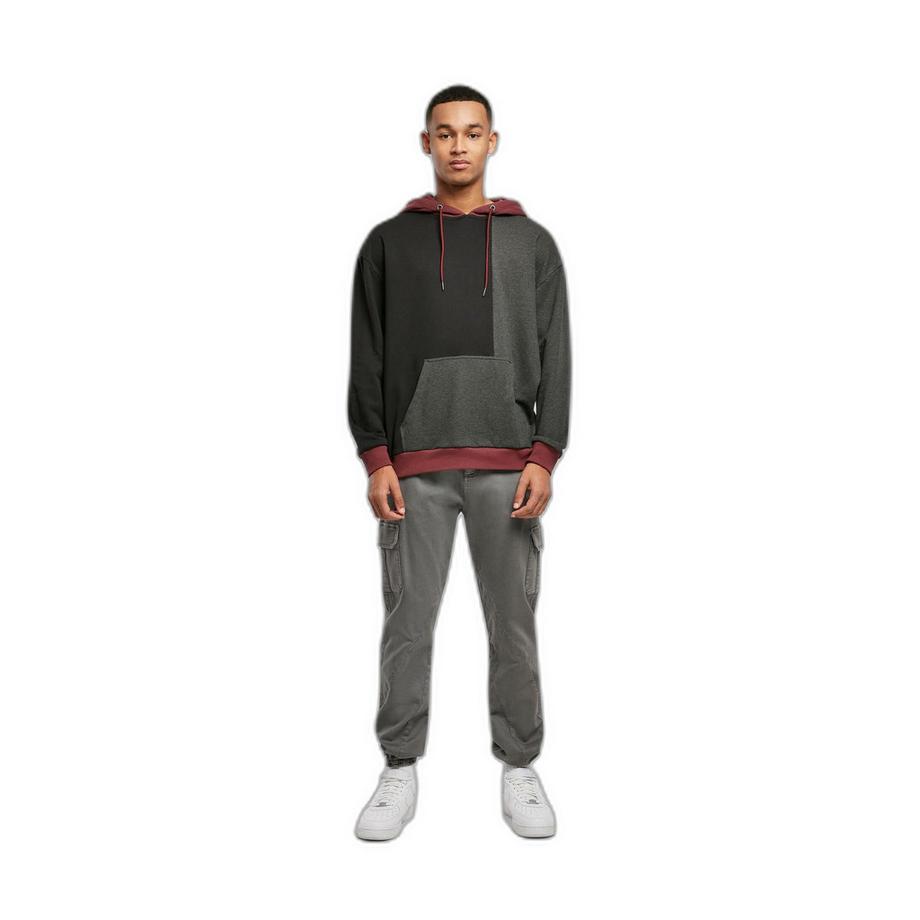 URBAN CLASSICS Sweatshirt à capuche Oversized Color Block  