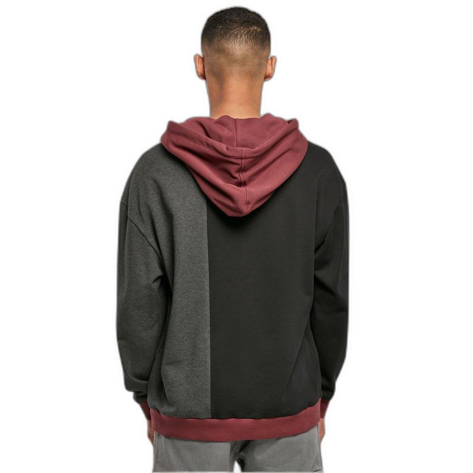 URBAN CLASSICS Sweatshirt à capuche Oversized Color Block  