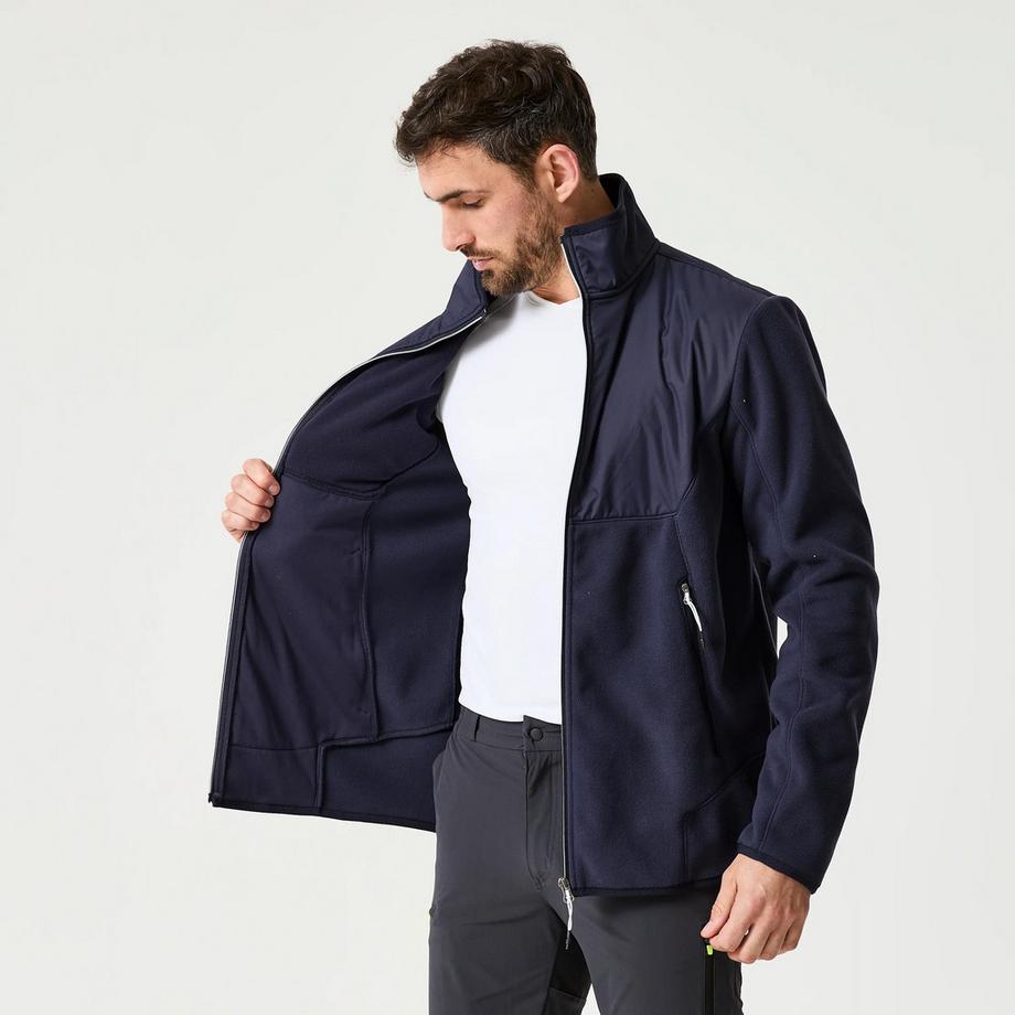 DECATHLON  Warme Segel-Fleecejacke , 500 marineblau 