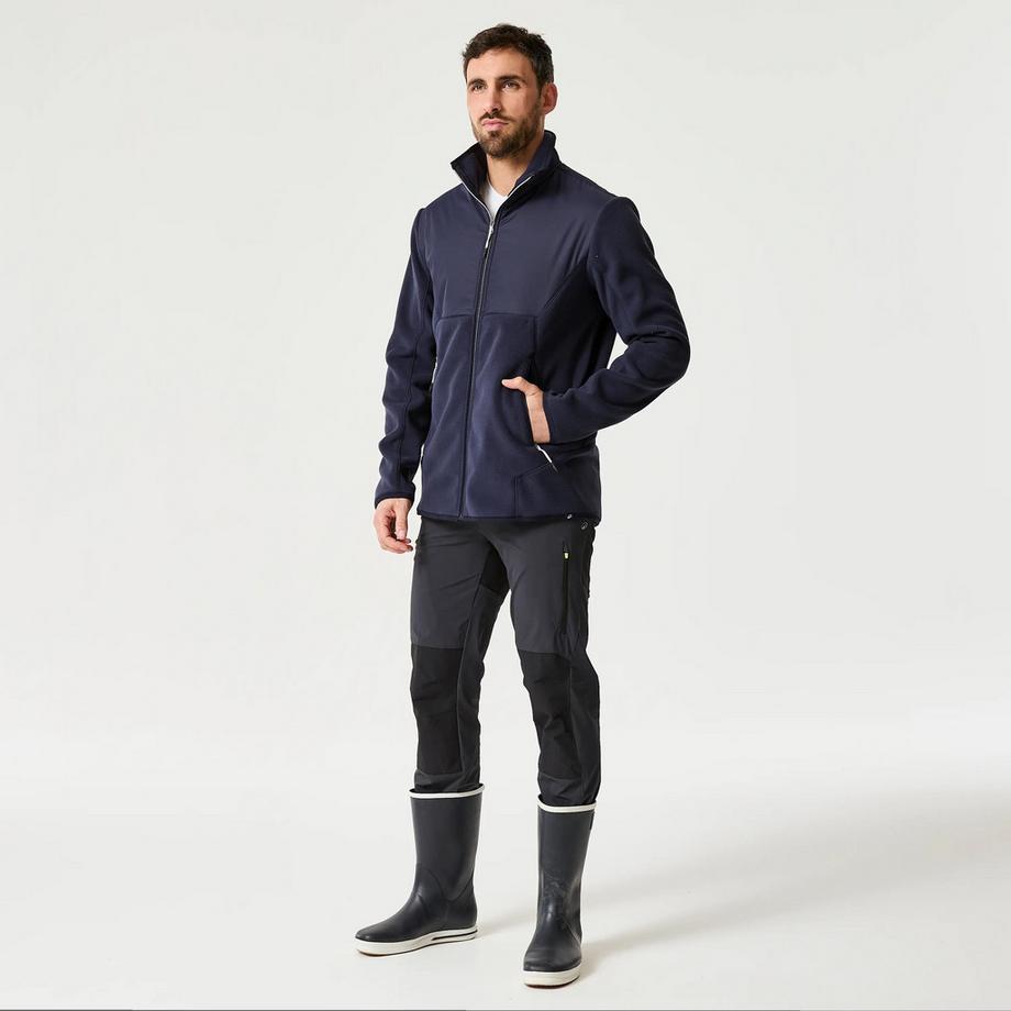 DECATHLON  Warme Segel-Fleecejacke , 500 marineblau 