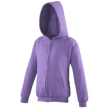 Sweatshirt à capuche et fermeture zippée Enfant