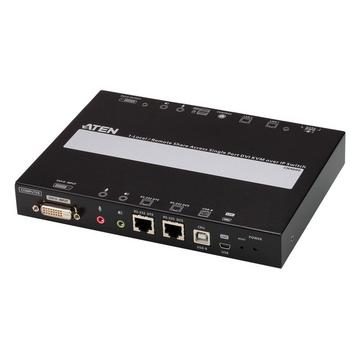 ATEN 1-Local/Remote Share Access Einzelport DVI KVM over IP Switch