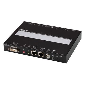 ATEN Switch KVM over IP DVI a singola porta per 1 accesso condiviso locale/remoto