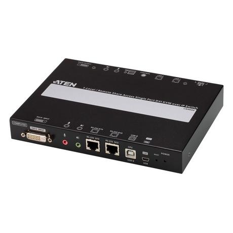 ATEN  ATEN Switch KVM over IP DVI a singola porta per 1 accesso condiviso locale/remoto 