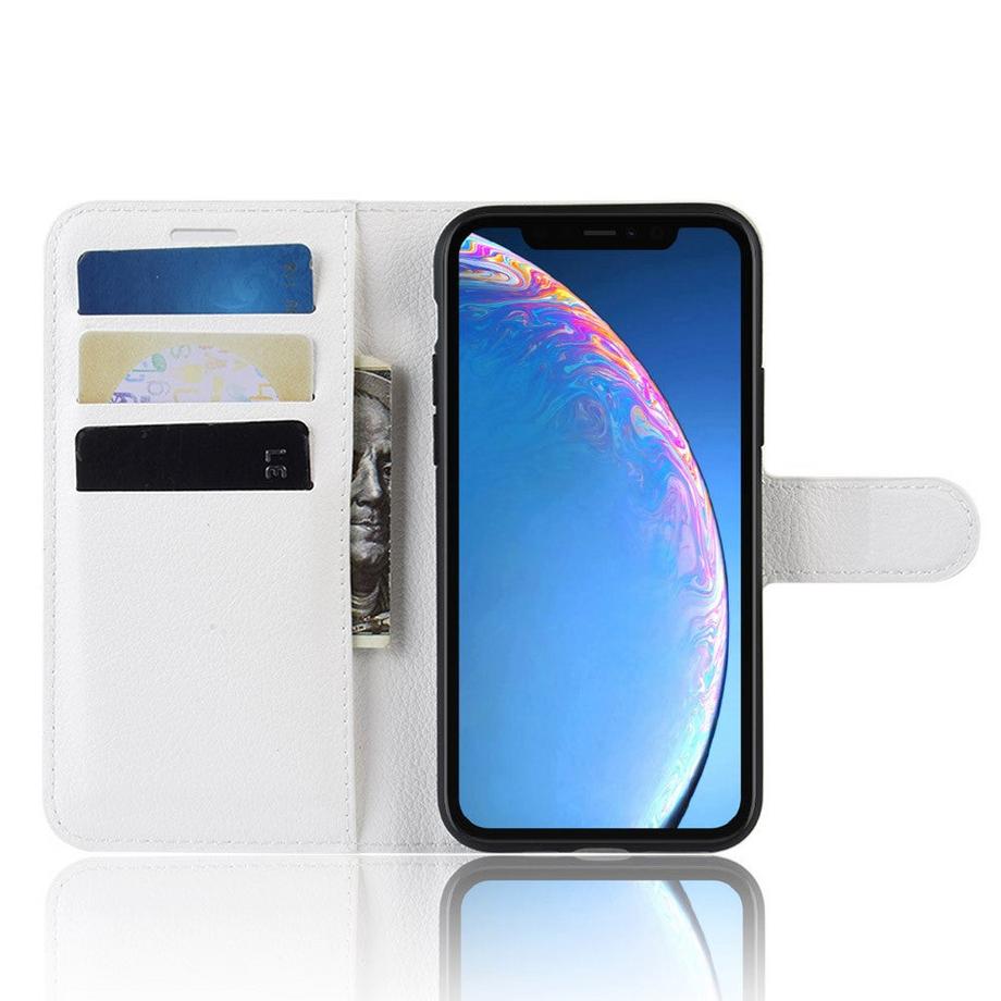 Cover-Discount  iPhone 11 - Leder Etui Hülle Mit Kartenfach 